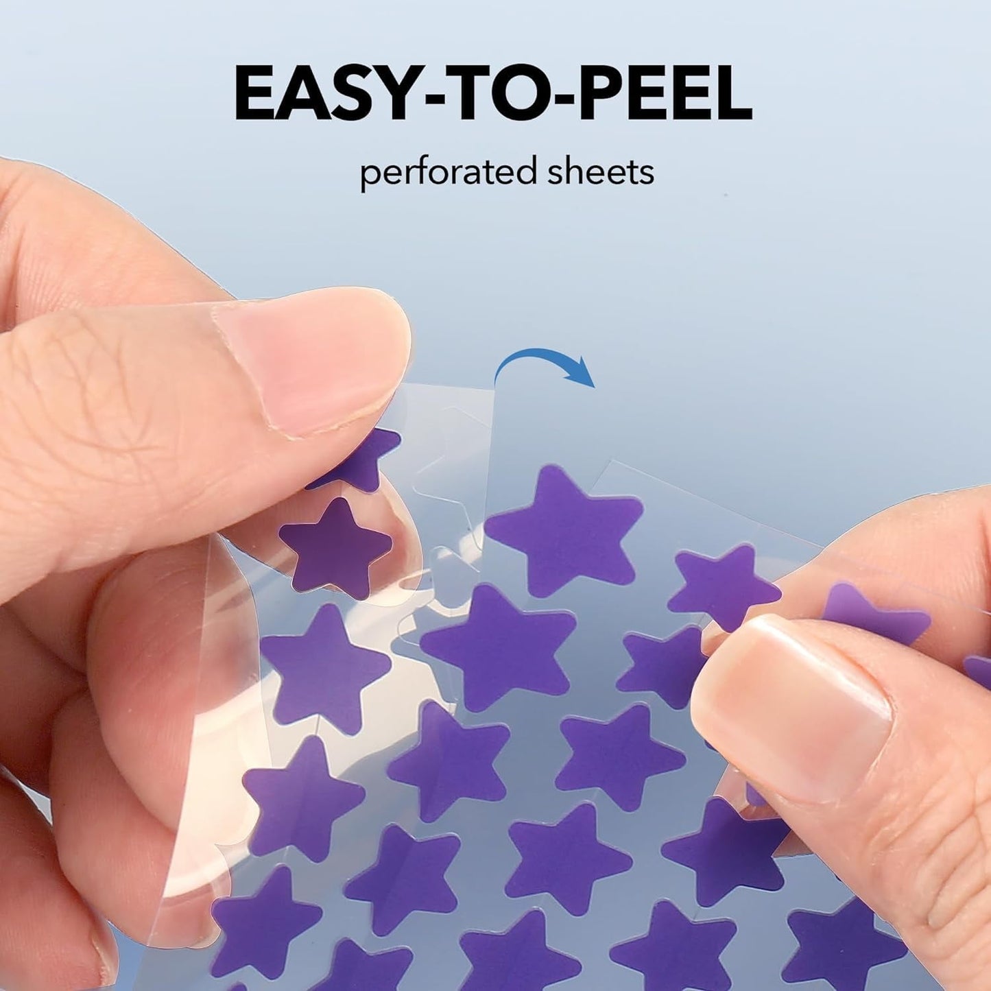 Pimple Patches for Face, Hydrocolloid Acne Patches, Cute Star Zit Covers, Colorful Superstar Patches Spot Stickers, 120 Counts