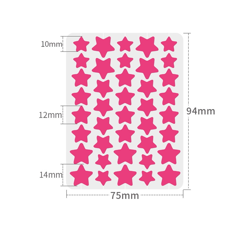 Pimple Patches for Face, Hydrocolloid Acne Patches, Cute Star Zit Covers, Colorful Superstar Patches Spot Stickers, 120 Counts
