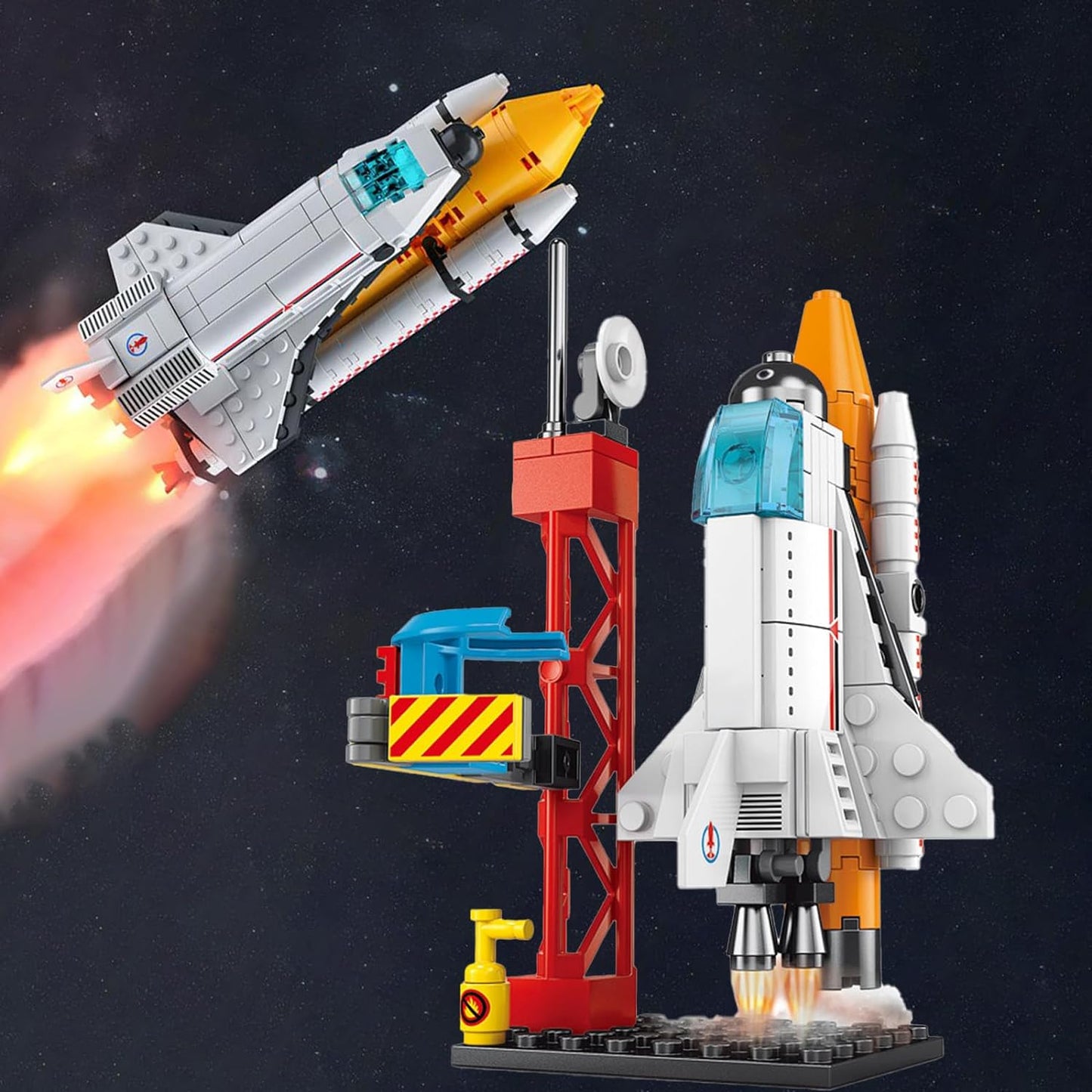 Space Exploration Shuttle Toys, Spaceship Fire Arrow Launch Center Toy Set Building Blocks Toys Kit Gifts for 7 8 9 10 11 12 Years Old Boys Kids