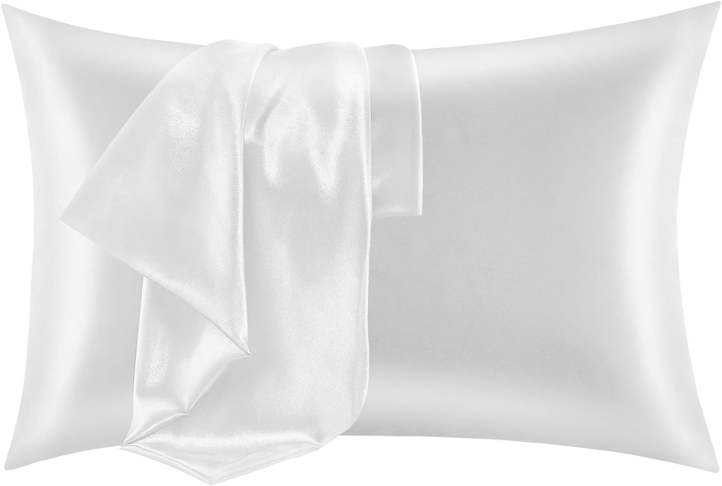 Satin Pillowcase for Hair and Skin Similar to Silk Pillow Cases, Pillow Cases- Satin Cooling Pillow Covers with Envelope Closure