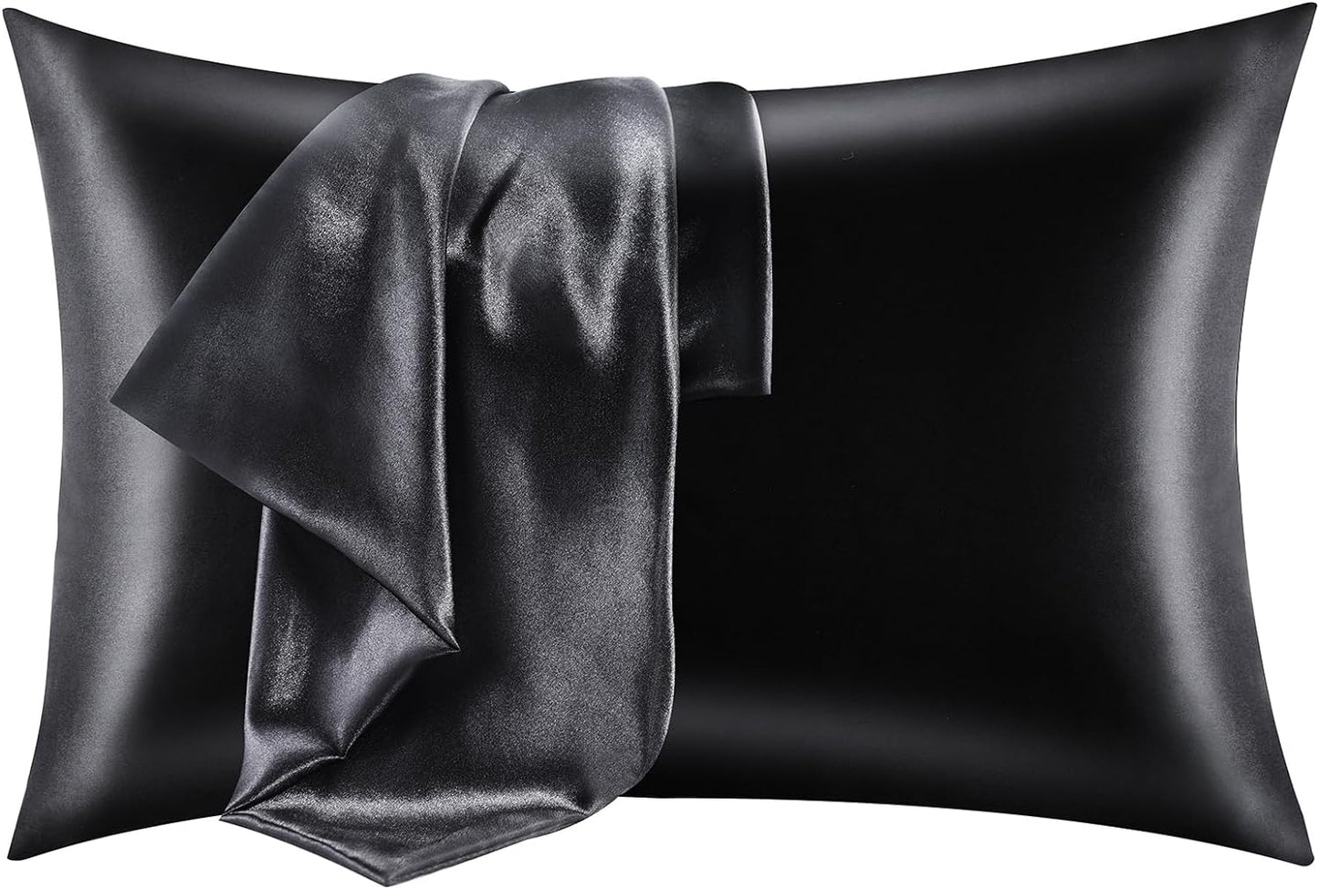 Satin Pillowcase for Hair and Skin Similar to Silk Pillow Cases, Pillow Cases- Satin Cooling Pillow Covers with Envelope Closure
