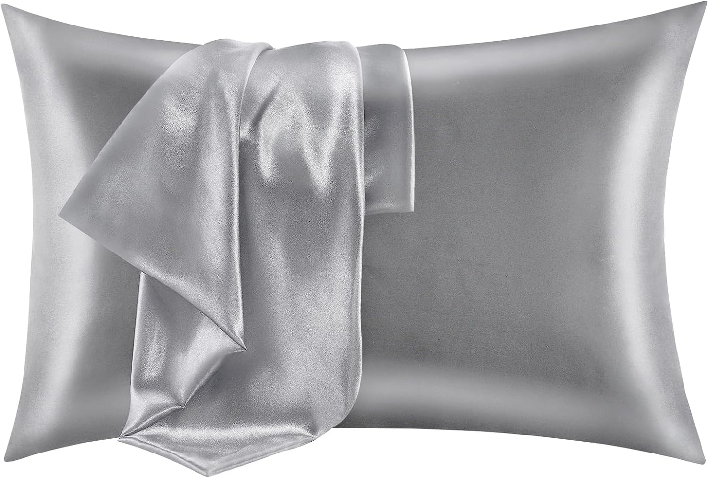 Satin Pillowcase for Hair and Skin Similar to Silk Pillow Cases, Pillow Cases- Satin Cooling Pillow Covers with Envelope Closure