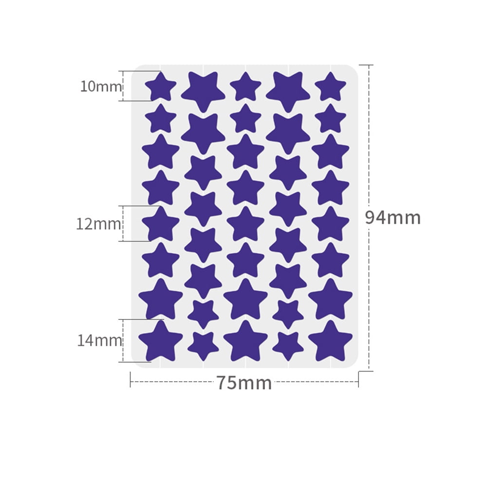 Pimple Patches for Face, Hydrocolloid Acne Patches, Cute Star Zit Covers, Colorful Superstar Patches Spot Stickers, 120 Counts