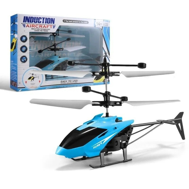 Flying RC Helicopter Toy Hand-Controlled Mini DroneCosmic LED Flying Toys UFO Drone RC Drone Toy for Kids