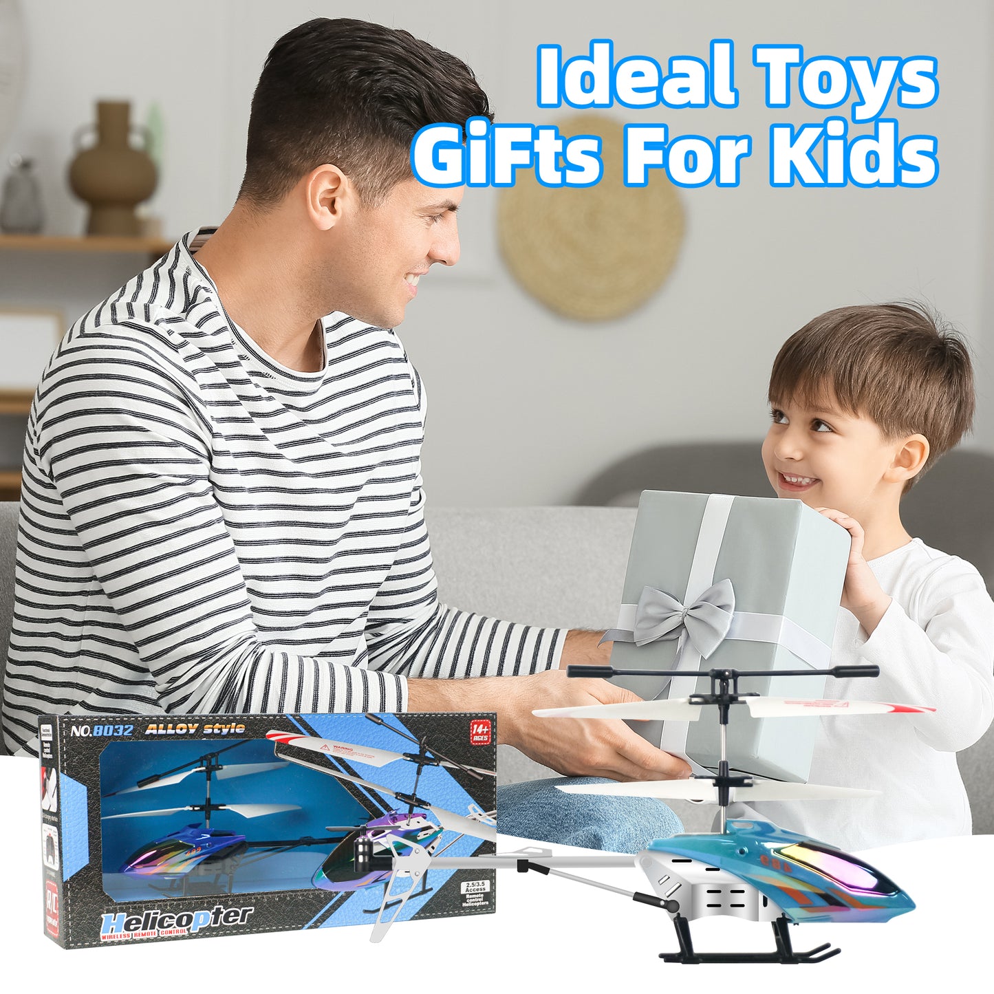 RC Helicopter,Remote Control Helicopter for Kids Mini DroneCosmic Flying Orb Toy Grame 2.4GHz RC Aircraft LED Light RC Toys for Kids Adults