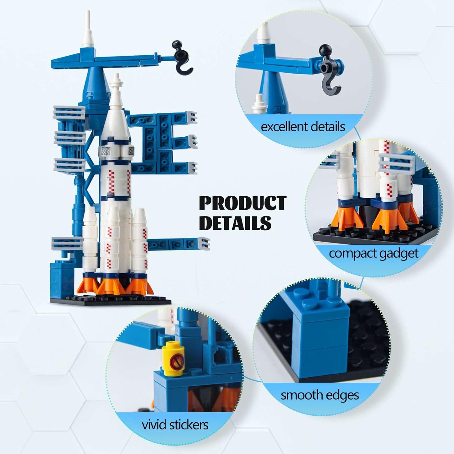 Space Exploration Shuttle Toys, Spaceship Fire Arrow Launch Center Toy Set Building Blocks Toys Kit Gifts for 7 8 9 10 11 12 Years Old Boys Kids