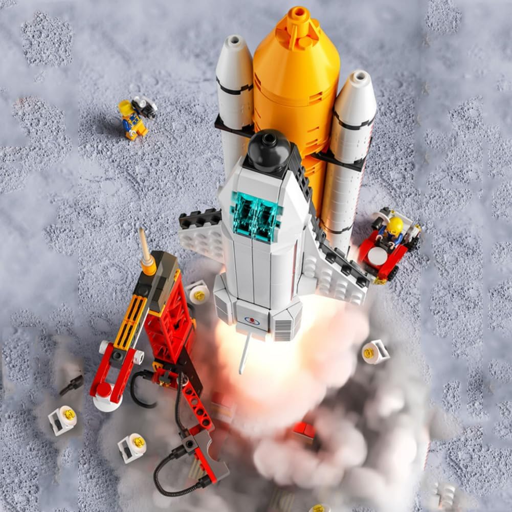 Space Exploration Shuttle Toys, Spaceship Fire Arrow Launch Center Toy Set Building Blocks Toys Kit Gifts for 7 8 9 10 11 12 Years Old Boys Kids