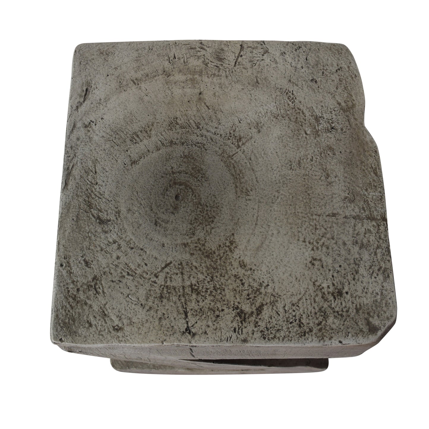 Concrete Side Table, Z Shape Indoor Outdoor Accent End Table Coffee Table Nightstand, Decorative Garden Stools for Living Room Bedroom Patio Home Decor