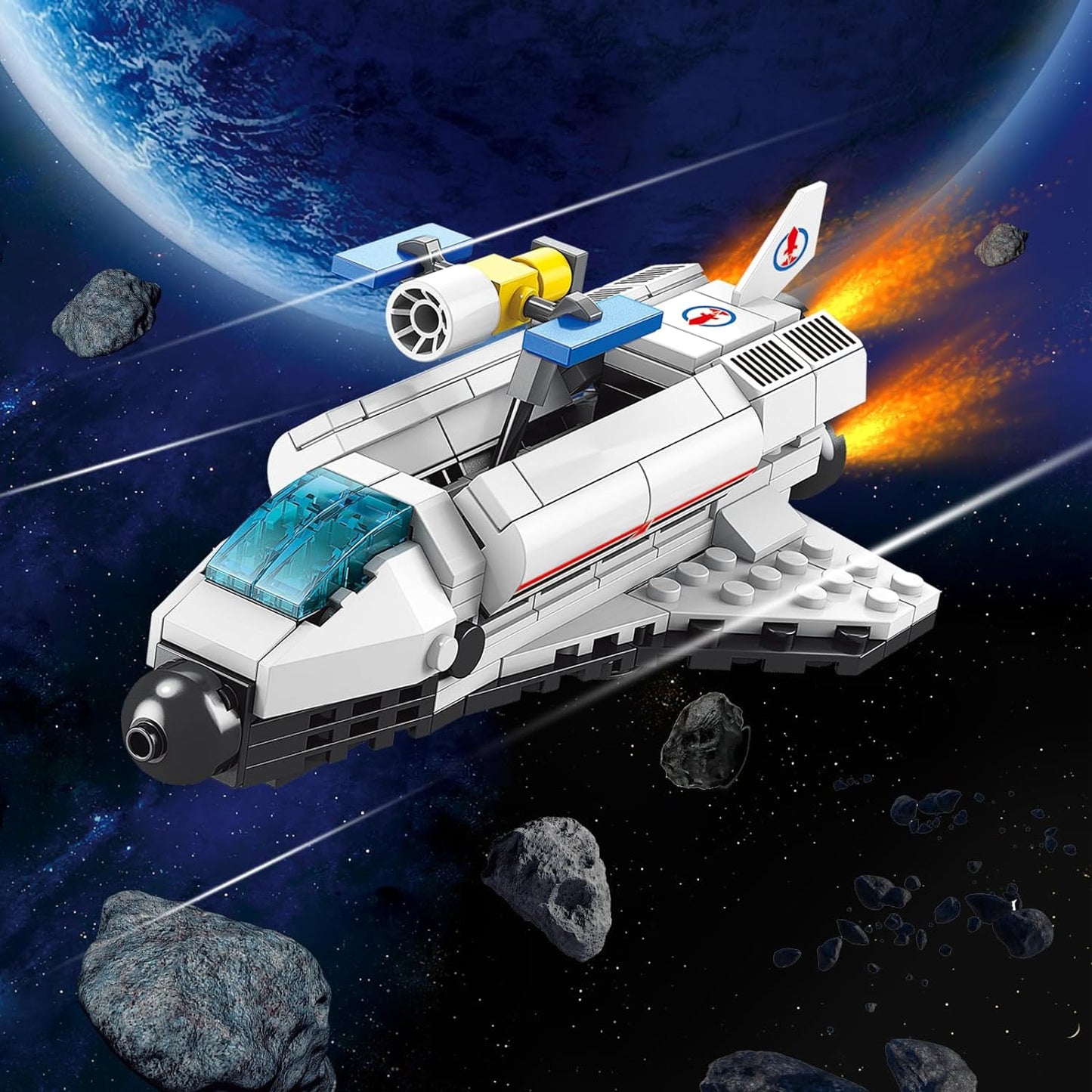 Space Exploration Shuttle Toys, Spaceship Fire Arrow Launch Center Toy Set Building Blocks Toys Kit Gifts for 7 8 9 10 11 12 Years Old Boys Kids
