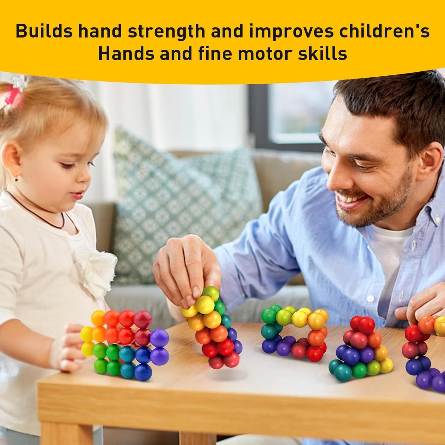 Sensory Toys for Kids Toddler Girls, Quiet Fidget Toys Autism Educational Figette Ball Autistic ADHD Quiet Cool Desk Toys, Christmas gift for Adults Kids
