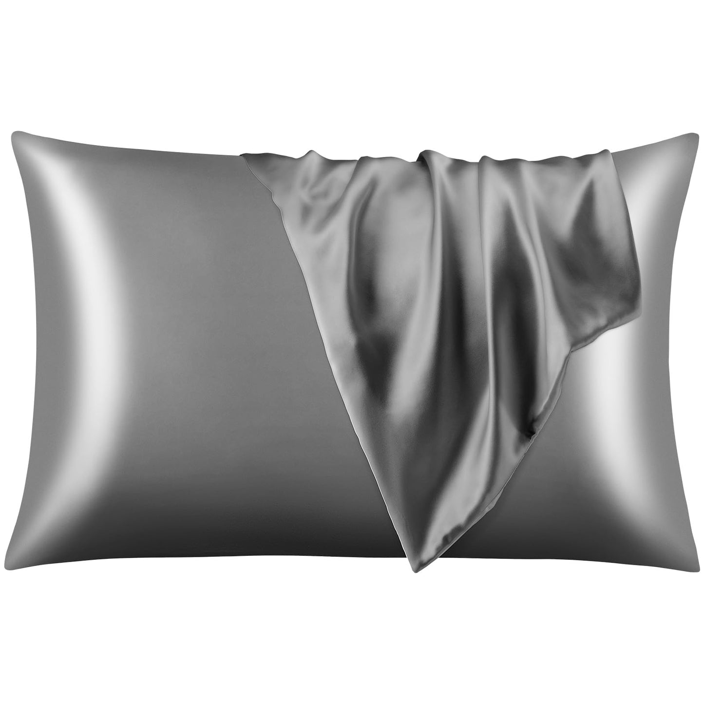 Satin Pillowcase for Hair and Skin Similar to Silk Pillow Cases, Pillow Cases- Satin Cooling Pillow Covers with Envelope Closure