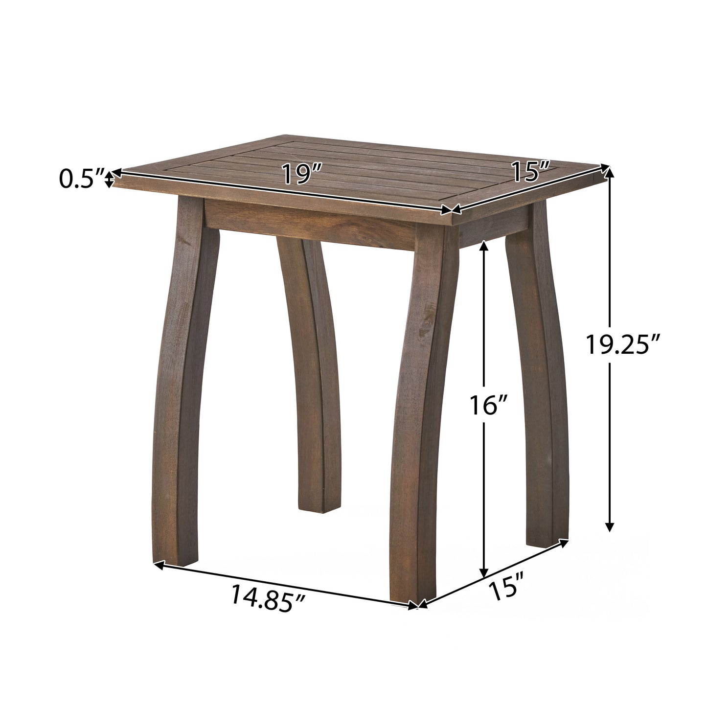 Accent Table Side Table Small End Table Accent Table Living Room Bedroom Balcony Office, Acacia Wood Farmhouse Side Table Nightstand, Wooden Coffee Tables, Modern Side Table Bedside Table Home Decor