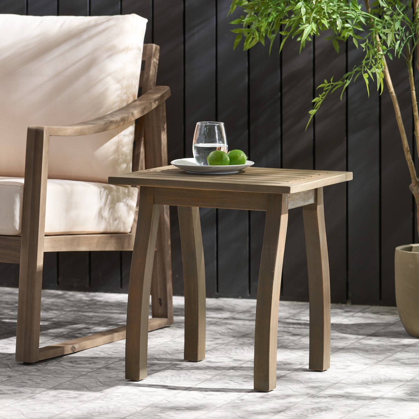 Accent Table Side Table Small End Table Accent Table Living Room Bedroom Balcony Office, Acacia Wood Farmhouse Side Table Nightstand, Wooden Coffee Tables, Modern Side Table Bedside Table Home Decor