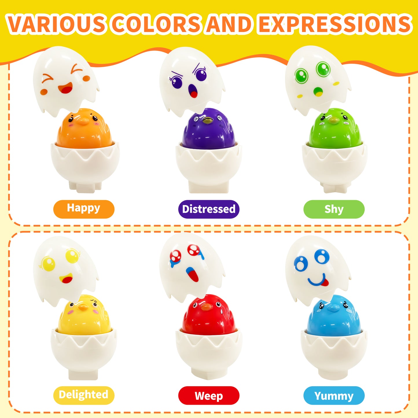 Matching Easter Eggs for Toddlers Age 1-3, Montessori Early Educational Shape Sorting Learning Toys for kids, Birthday Christmas Gifts Egg