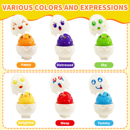 Matching Easter Eggs for Toddlers Age 1-3, Montessori Early Educational Shape Sorting Learning Toys for kids, Birthday Christmas Gifts Egg