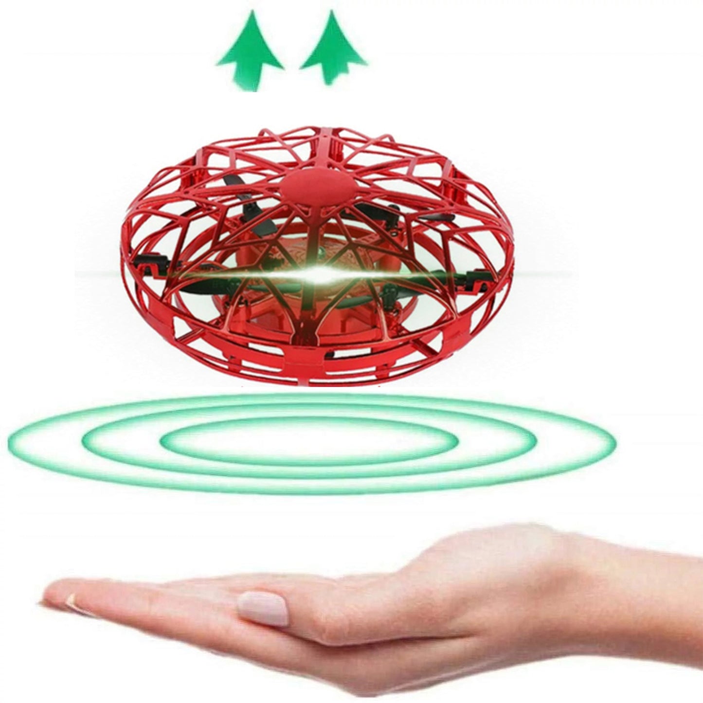 Mini Hand Drone for Kids Adults,6 Style 360° Drone Mini Helicopter RC UFO Flying Toy Hand Operated Sensory Flying Drone UFO Toy for Boys Girls