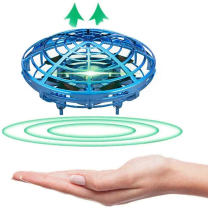 Mini Hand Drone for Kids Adults,6 Style 360° Drone Mini Helicopter RC UFO Flying Toy Hand Operated Sensory Flying Drone UFO Toy for Boys Girls