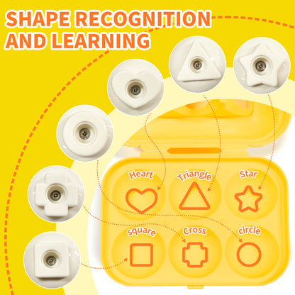 Matching Easter Eggs for Toddlers Age 1-3, Montessori Early Educational Shape Sorting Learning Toys for kids, Birthday Christmas Gifts Egg