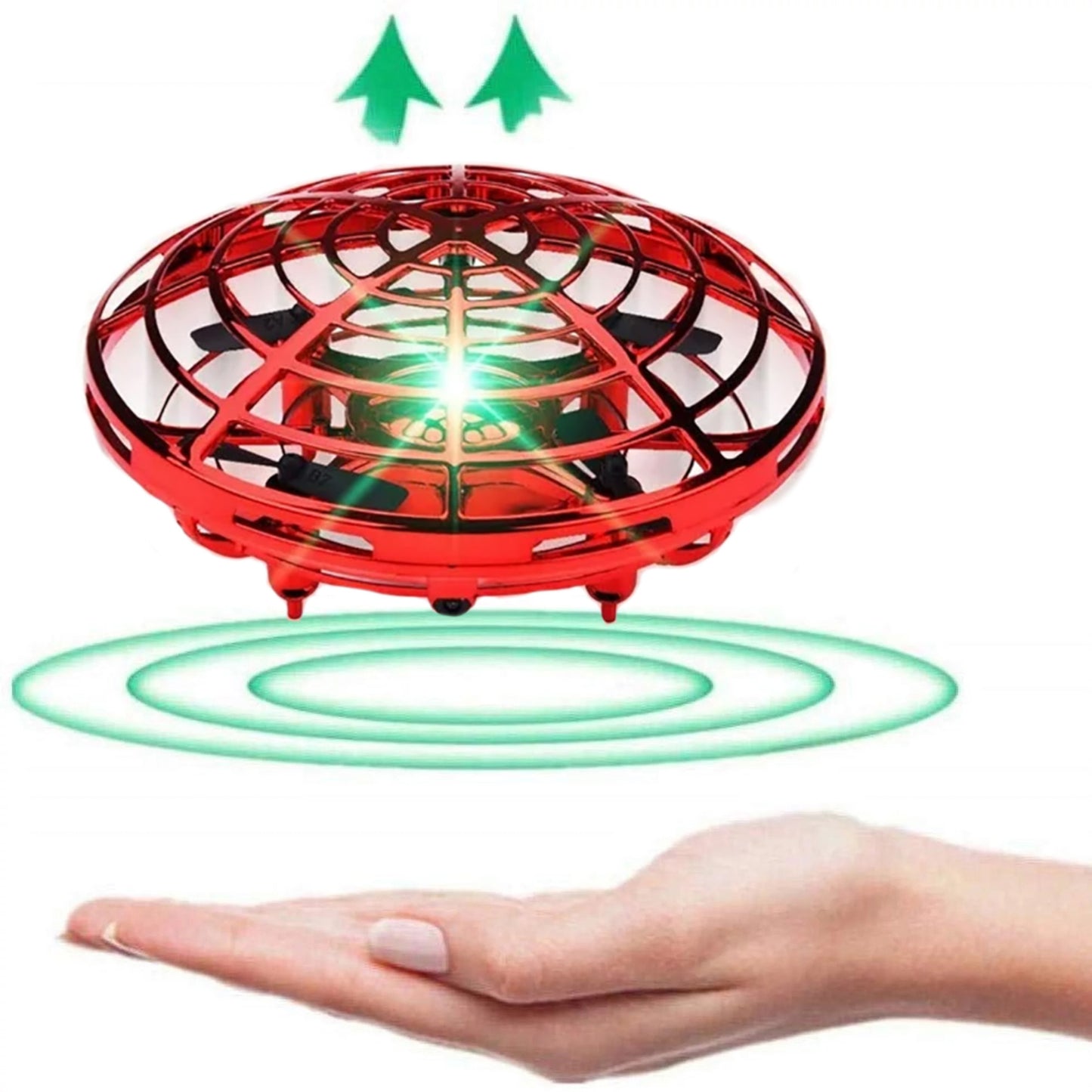 Mini Hand Drone for Kids Adults,6 Style 360° Drone Mini Helicopter RC UFO Flying Toy Hand Operated Sensory Flying Drone UFO Toy for Boys Girls