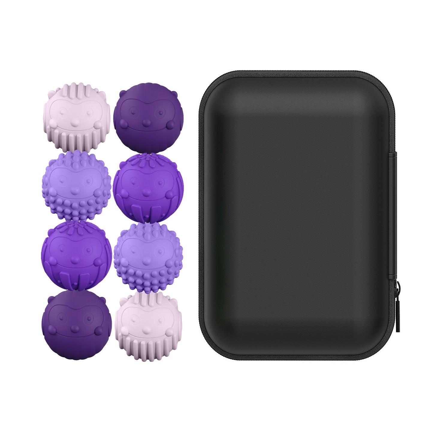 8PCS Silicone Magnetic Balls Fidget Toys for Adults Teens, Stress Relief Sensory Toy for Autism ADHD Anxiety, Office Desk Fun Textures Gadgets, Stocking Stuffers Gift for Women Men Teen