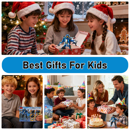 6 in 1 Building Blocks Toys ,Gift for kids over 6 years Old, transformation block Toys Set Boys & Girls