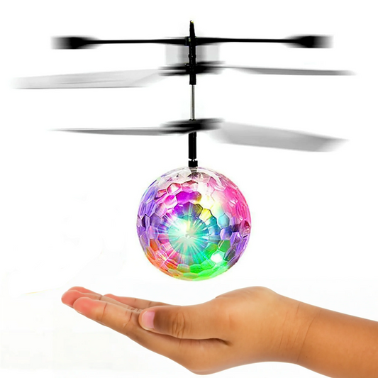 Flying Orb Toy Grame Hand-Controlled Mini DroneCosmic Globe 360°Rotating LED Flying Ball Toys RC Toys Gifts For Boy Girl